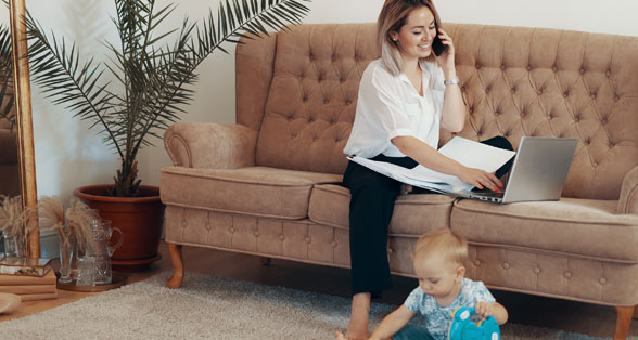 Pros de hacer home office con hijos o hijas en casa